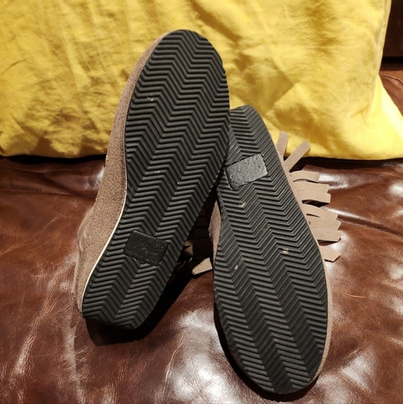 Rag & Bone Madrid Fringe Suede Moccasins Boots 39.5 - Picture 5 of 5
